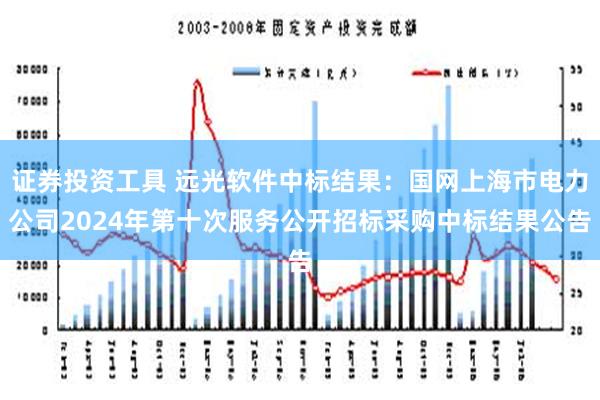 证券投资工具 远光软件中标结果：国网上海市电力公司2024年第十次服务公开招标采购中标结果公告